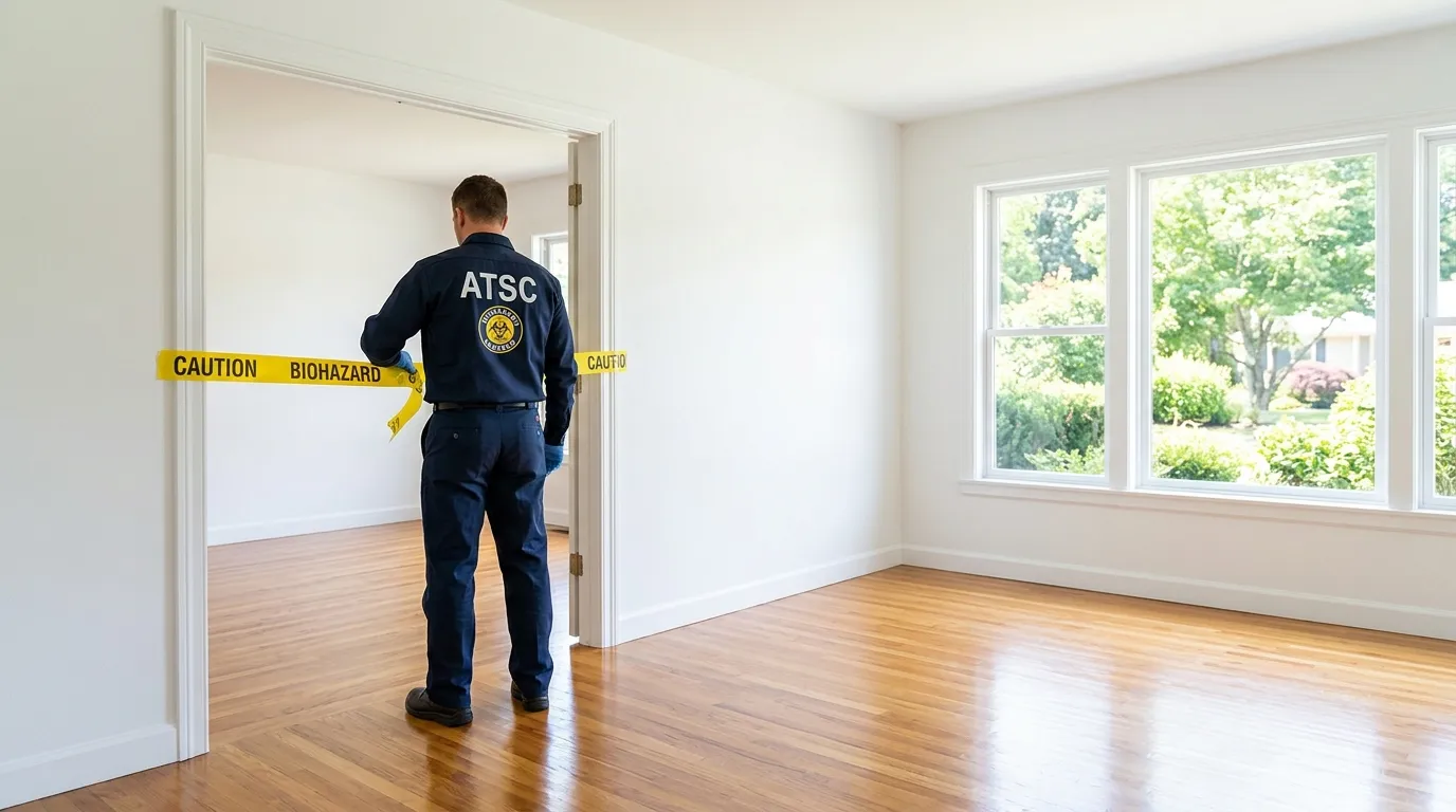 Certified biohazard cleanup crew performing Crime Scene Cleanup in Boone